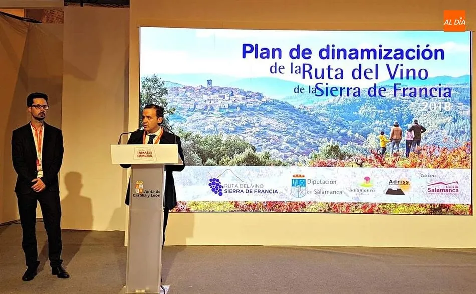 Foto 4 - El vino de la Sierra de Francia se promociona en Fitur