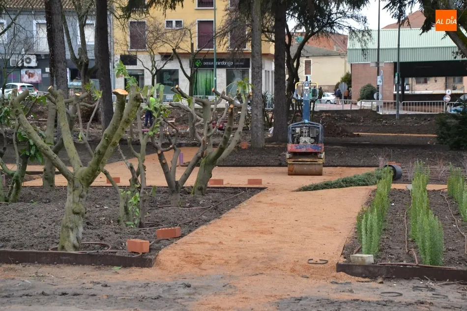 Empieza a definirse la red de caminos del nuevo Parque de La Florida  