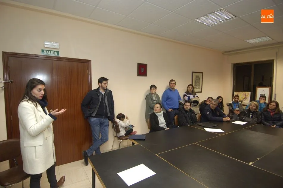 Ventura y María Montero durante la reunión de empresarios/Foto: Adrián Martín