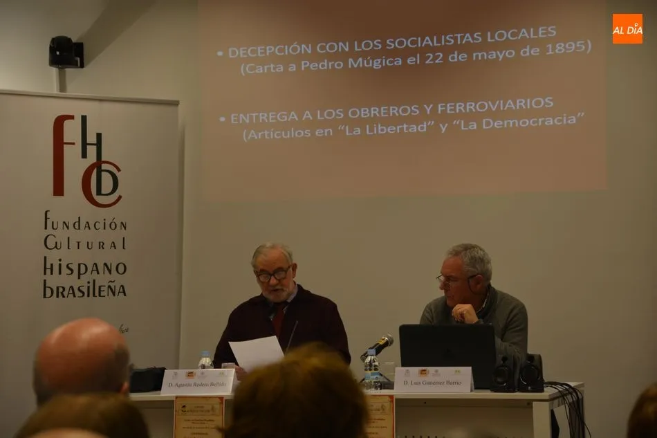 Foto 7 - Agust&iacute;n Redero repasa en una charla la faceta sindical de Miguel de Unamuno