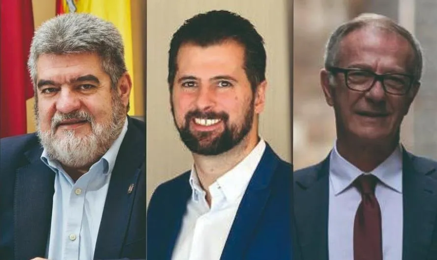 Juan Tomás Muñoz, Luis Tudanca y José Guirao