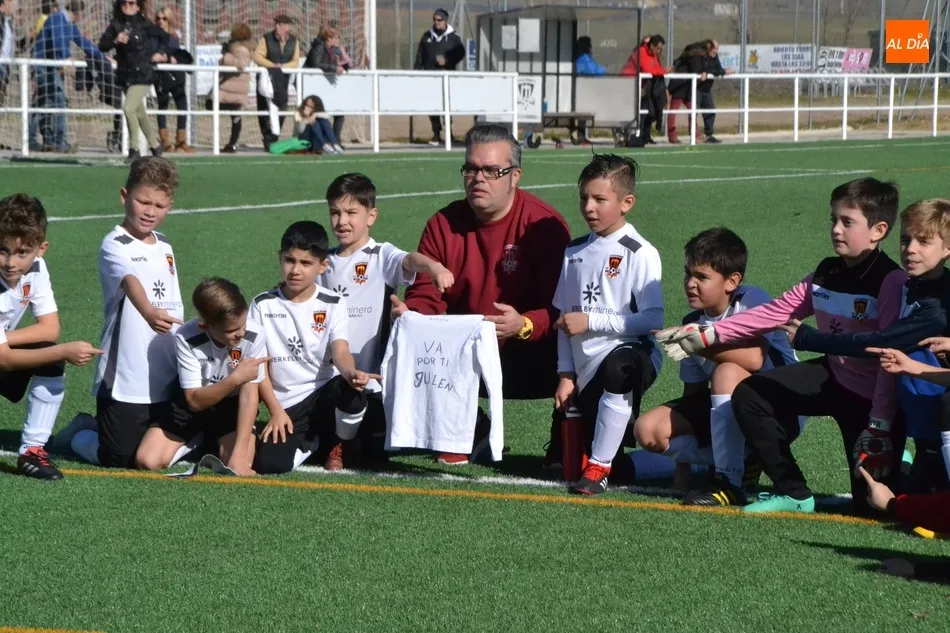 El Benjamín del Ciudad Rodrigo dedica a Julen su victoria ante Unionistas  