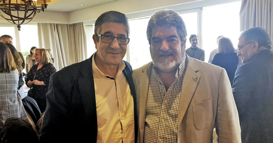 Patxi López y Juan Tomás Muñoz en Salamanca