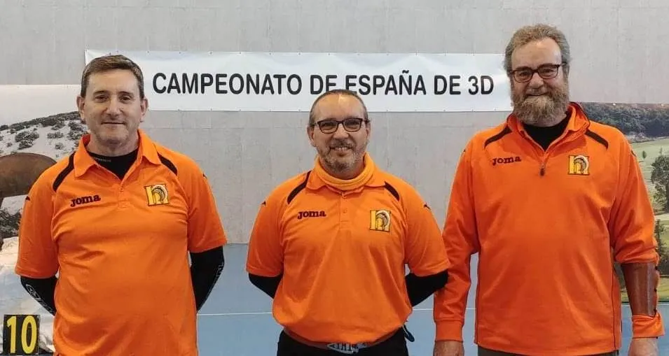 Tres miembros de ArcoMiróbriga toman parte en el Campeonato de España 3D Indoor  