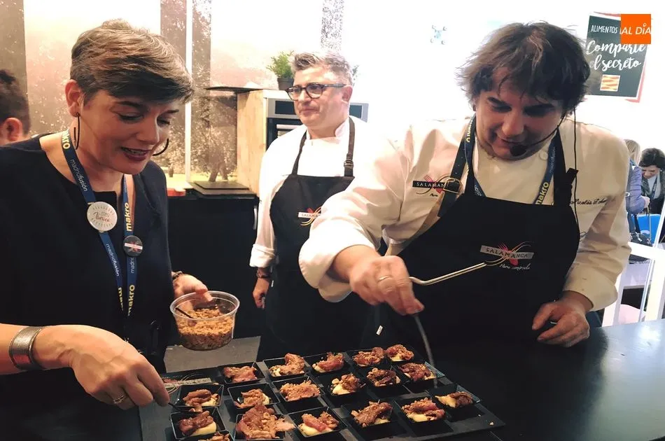 Nicolas Sánchez Monje en los fogones de Madrid Fusión