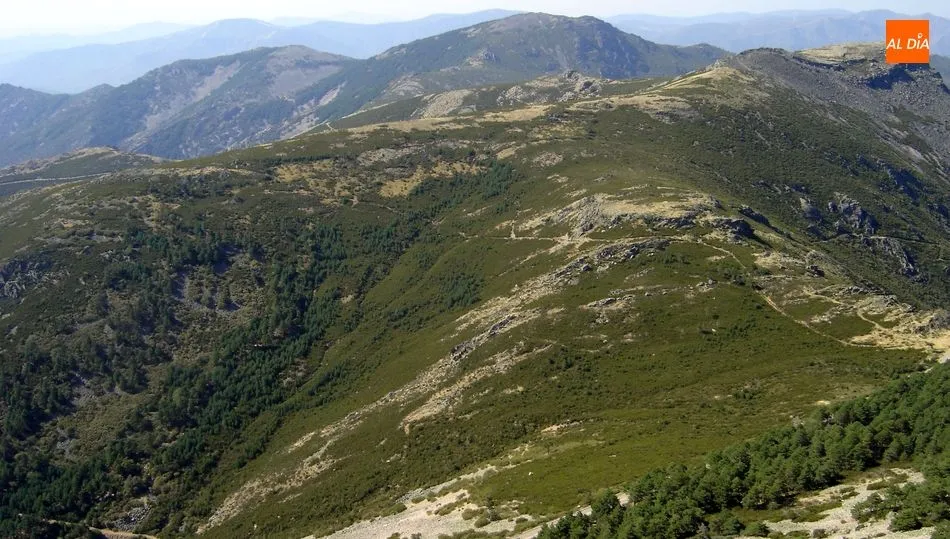 Vista del parque natural desde la Peña de Francia