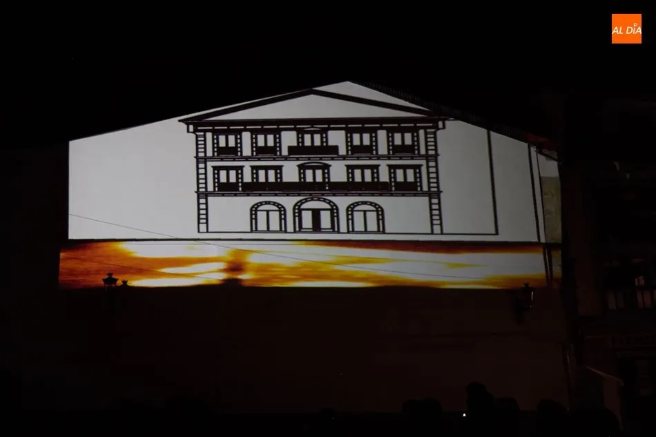 Foto 6 - El Teatro Cervantes de B&eacute;jar estrena una nueva iluminaci&oacute;n en su fachada  
