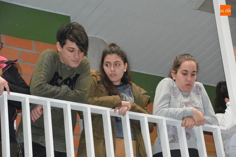 Foto 4 - Vistosa reivindicaci&oacute;n de la paz de los escolares del colegio Antonio Machado