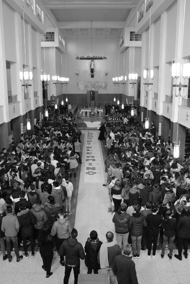 Foto 3 - Alumnos y docentes del colegio San Agust&iacute;n coinciden en que &lsquo;la paz es el camino&rdquo;