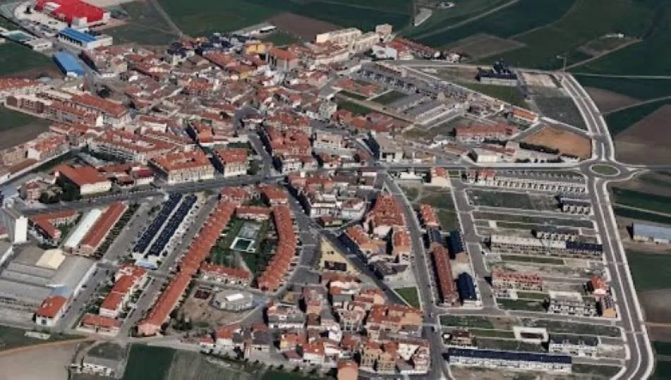 Vista aérea del polígono Los Villares, en Salamanca