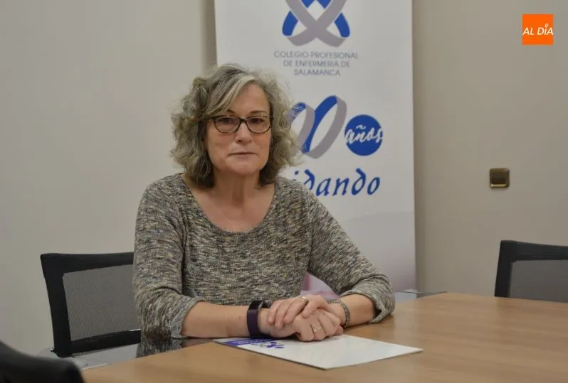 María José García Romo, presidenta del Colegio de Enfermería. Fotos: Lydia González