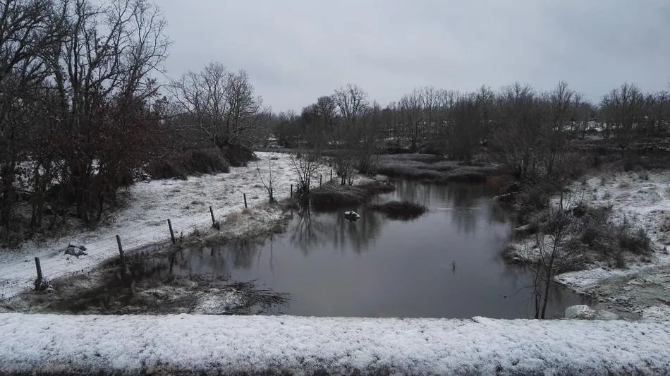 La nieve tiñe de blanco Cabeza de Framontanos  