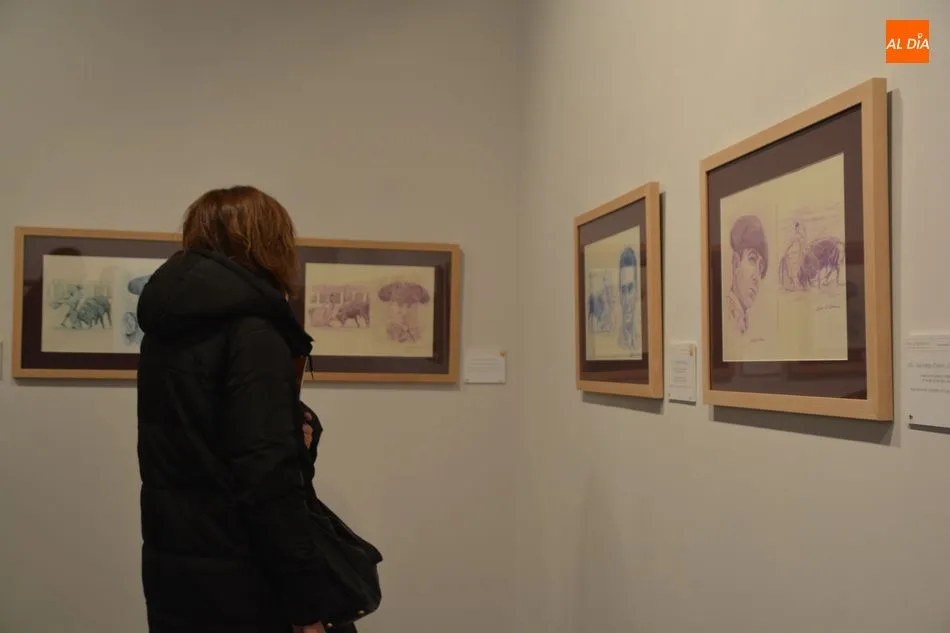 Foto 9 - El Casino acoge la muestra de dibujos sobre tauromaquia de Miguel &Aacute;ngel Soria