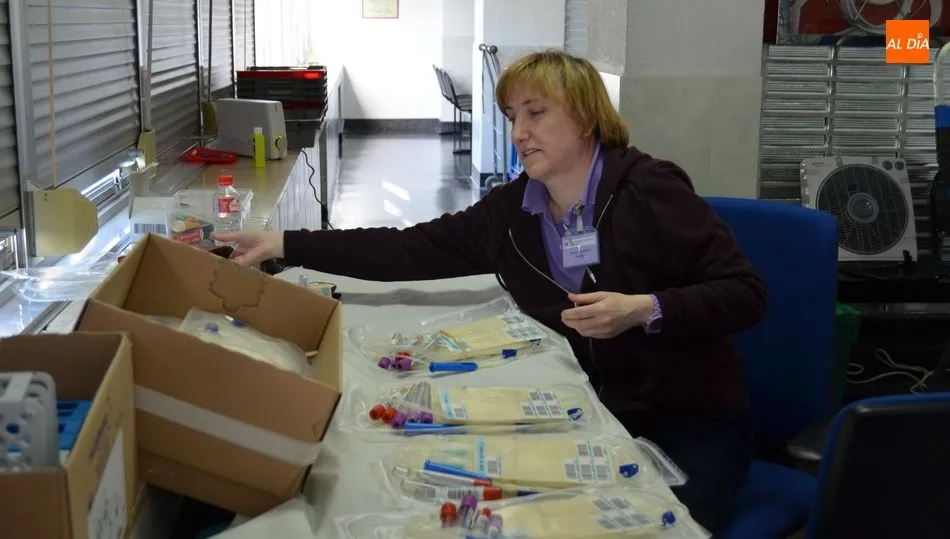 Donaciones de sangre en el hospital Virgen del Castañar