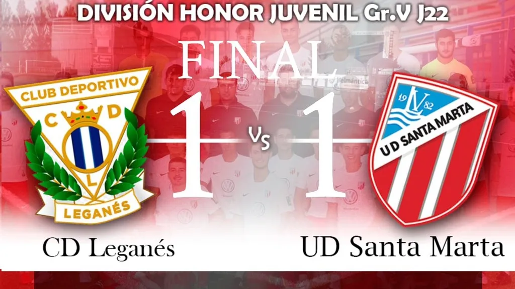 Puntazo en Leganés para el Santa Marta DHJ (1-1)