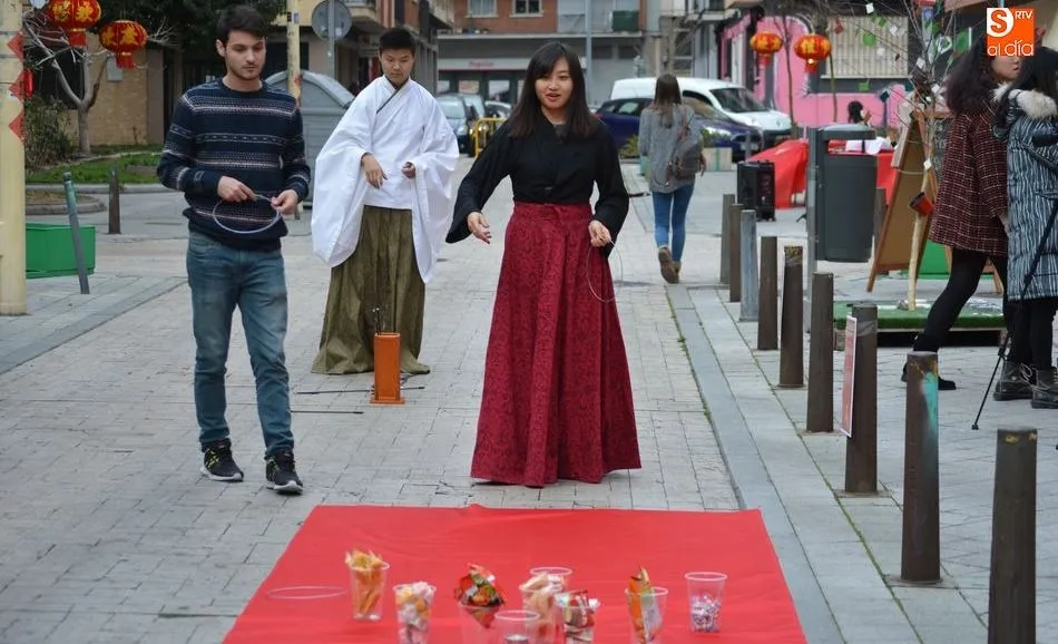 Uno de los actos de este Año Nuevo Chino celebrados en 2018 en el barrio del Oeste