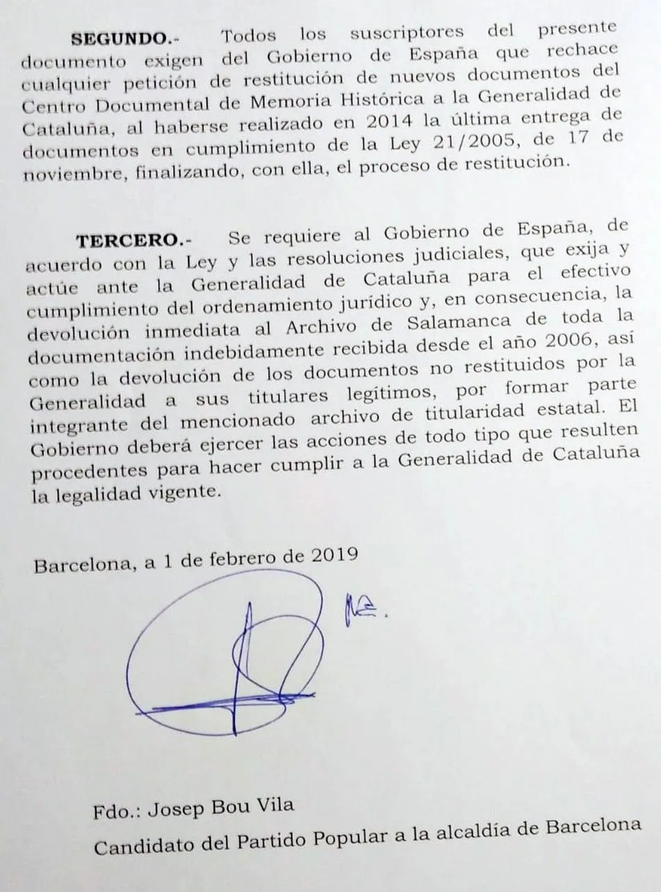 Foto 3 - Salvar el Archivo de Salamanca consigue nuevas adhesiones al&nbsp;Manifiesto  