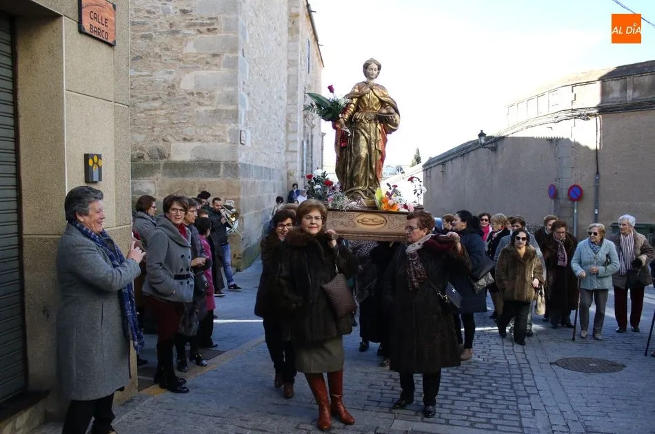 Procesión de Santa Águeda en Alba de Tormes