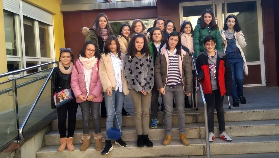 Niños de 6º de Primaria del CEIP Marqués de Valero