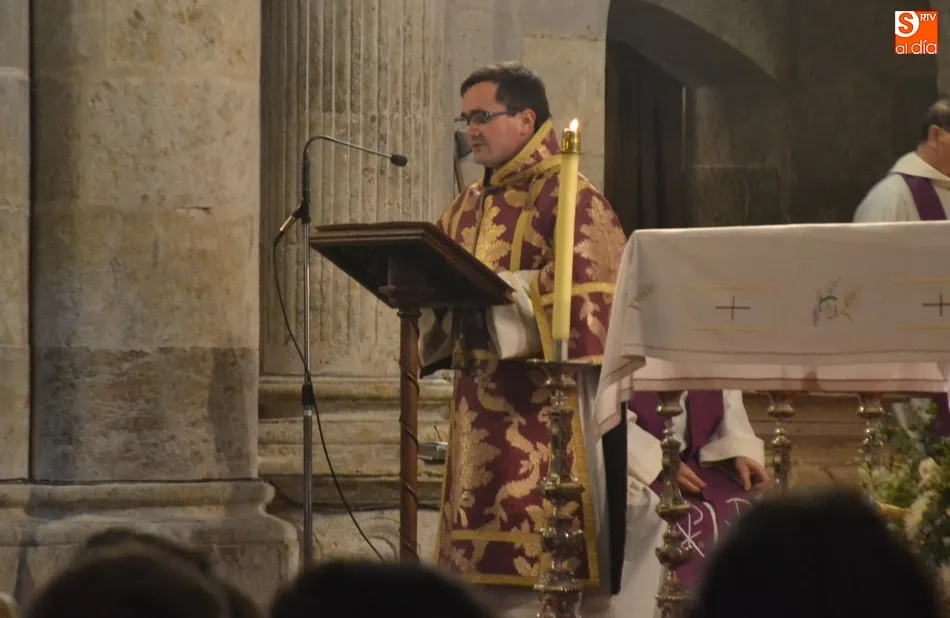 Efraín Peinado, el día de su ordenación como diácono