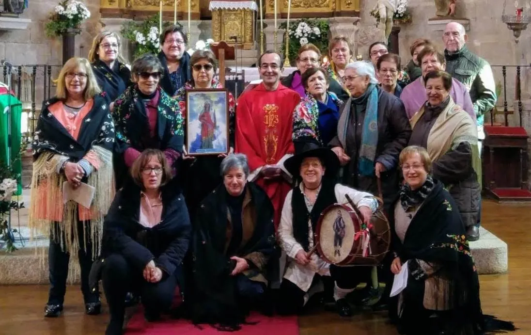 Animada celebración de las Águedas en Retortillo  