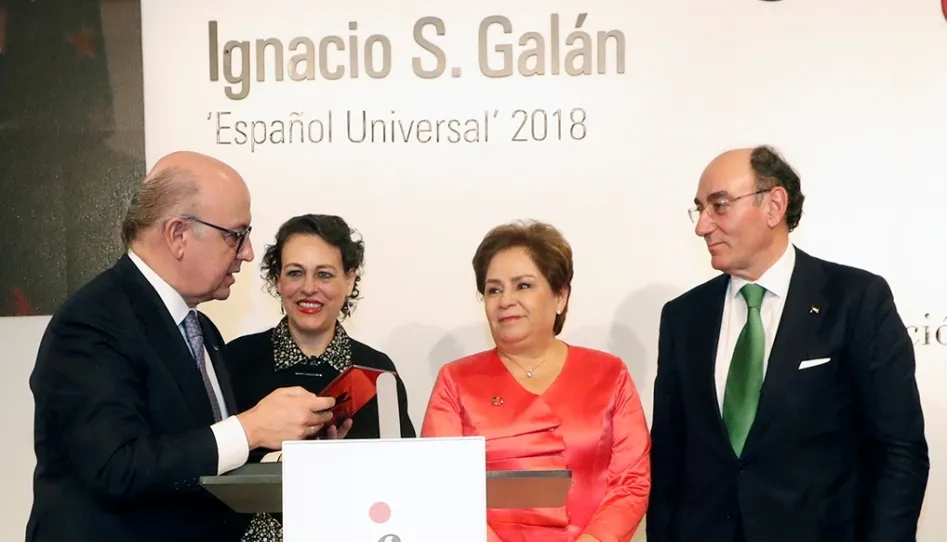 Entrega del galardón a Ignacio Galán, el salmantino que preside Iberdrola