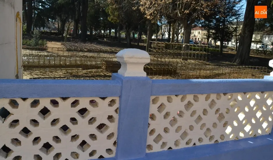 Foto 5 - Roban varias plantas en el Parque de la Florida, que recuperar&aacute; su hist&oacute;rico color azul exterior  