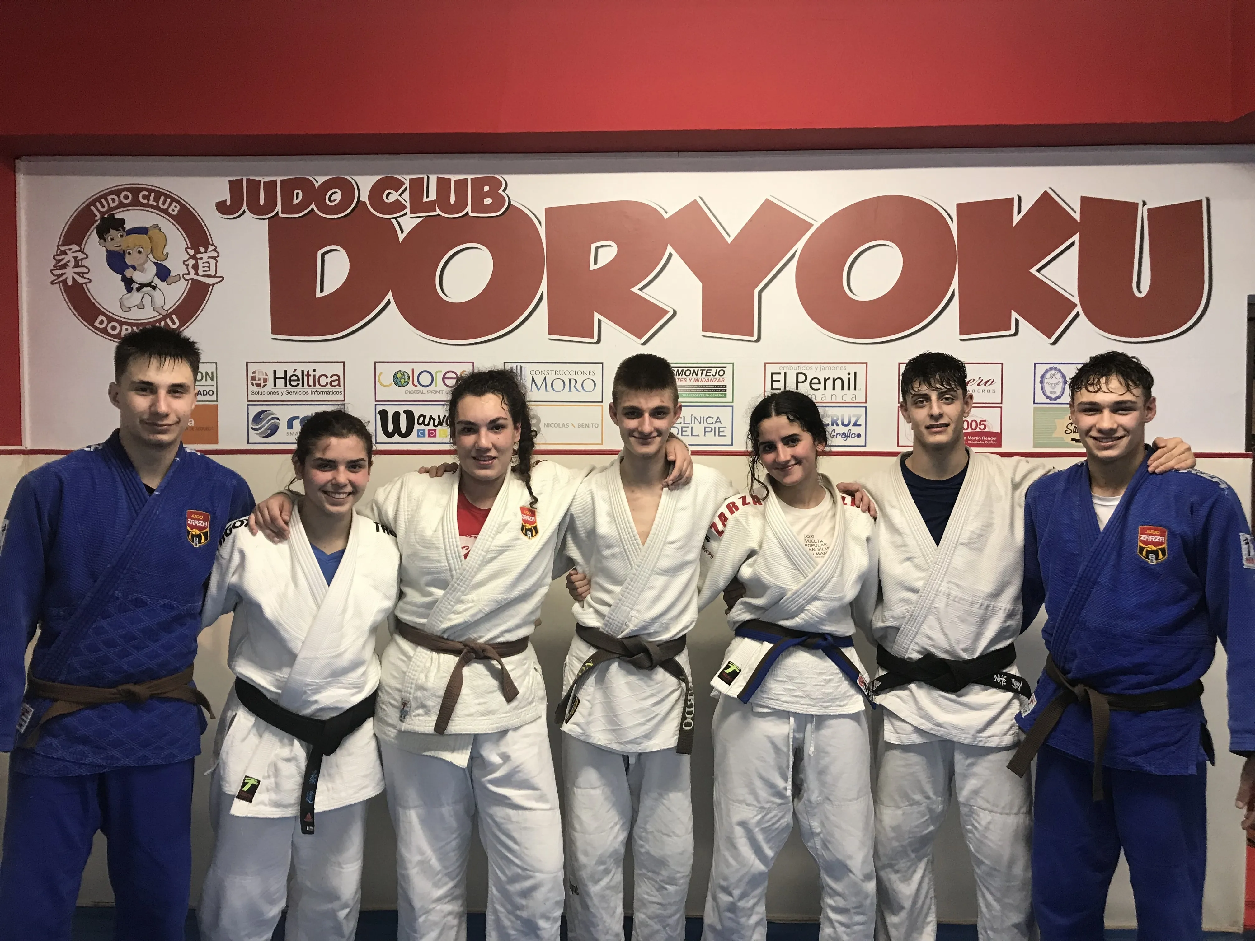 Alumnos del Judo Club Doryoku