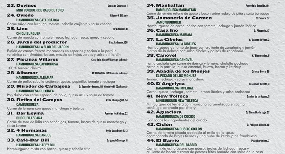 Foto 2 - El I Concurso de Hamburguesas Ciudad de Salamanca arranca en 44 establecimientos
