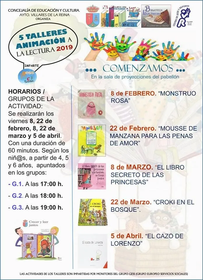 Foto 2 - Atractiva programaci&oacute;n de cuentacuentos y talleres de animaci&oacute;n a la lectura en Villares de la...