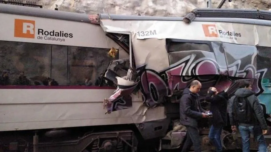 Imagen del tren accidentado / ABC
