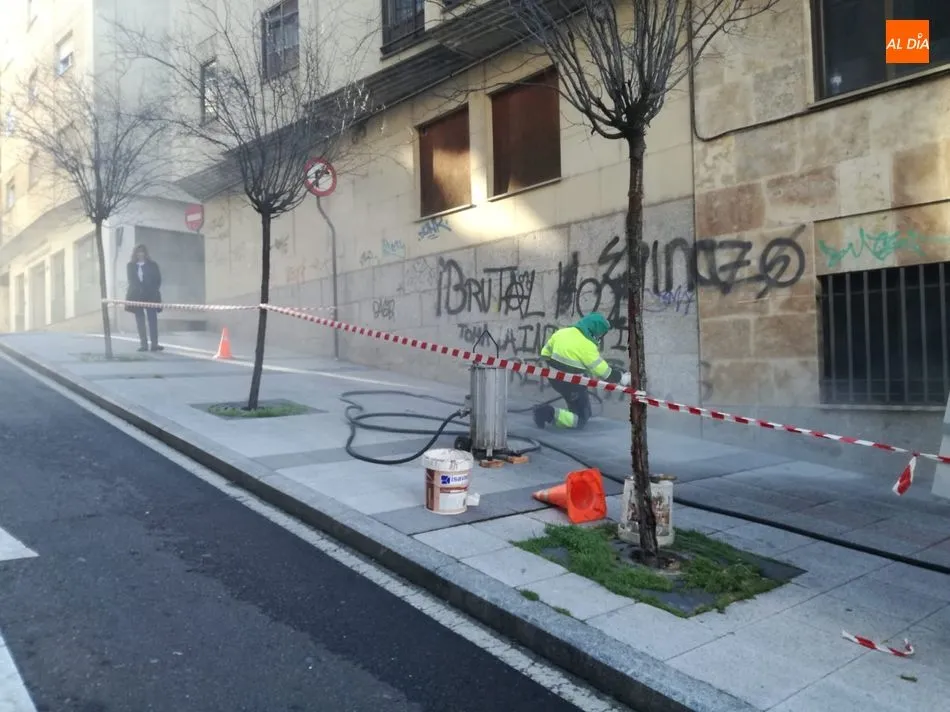 Foto 6 - El Ayuntamiento limpia&nbsp; m&aacute;s de 2.800 pintadas vand&aacute;licas en el &uacute;ltimo a&ntilde;o