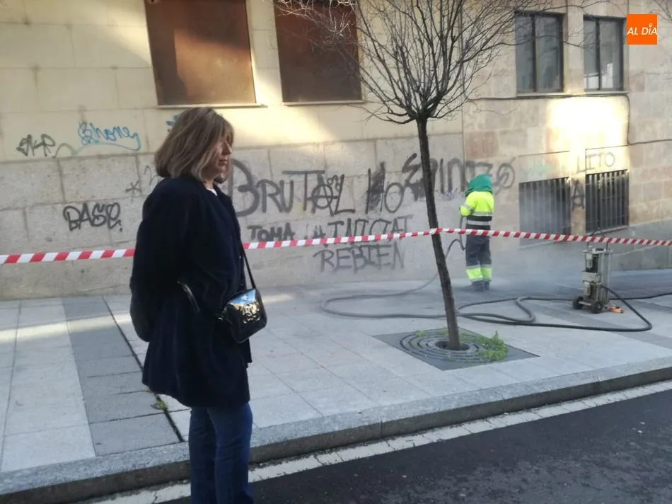Foto 2 - El Ayuntamiento limpia&nbsp; m&aacute;s de 2.800 pintadas vand&aacute;licas en el &uacute;ltimo a&ntilde;o