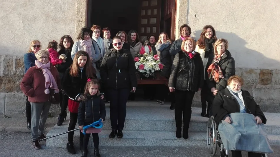 Procesión con la imagen de Santa Águeda en Valverdón, este fin de semana