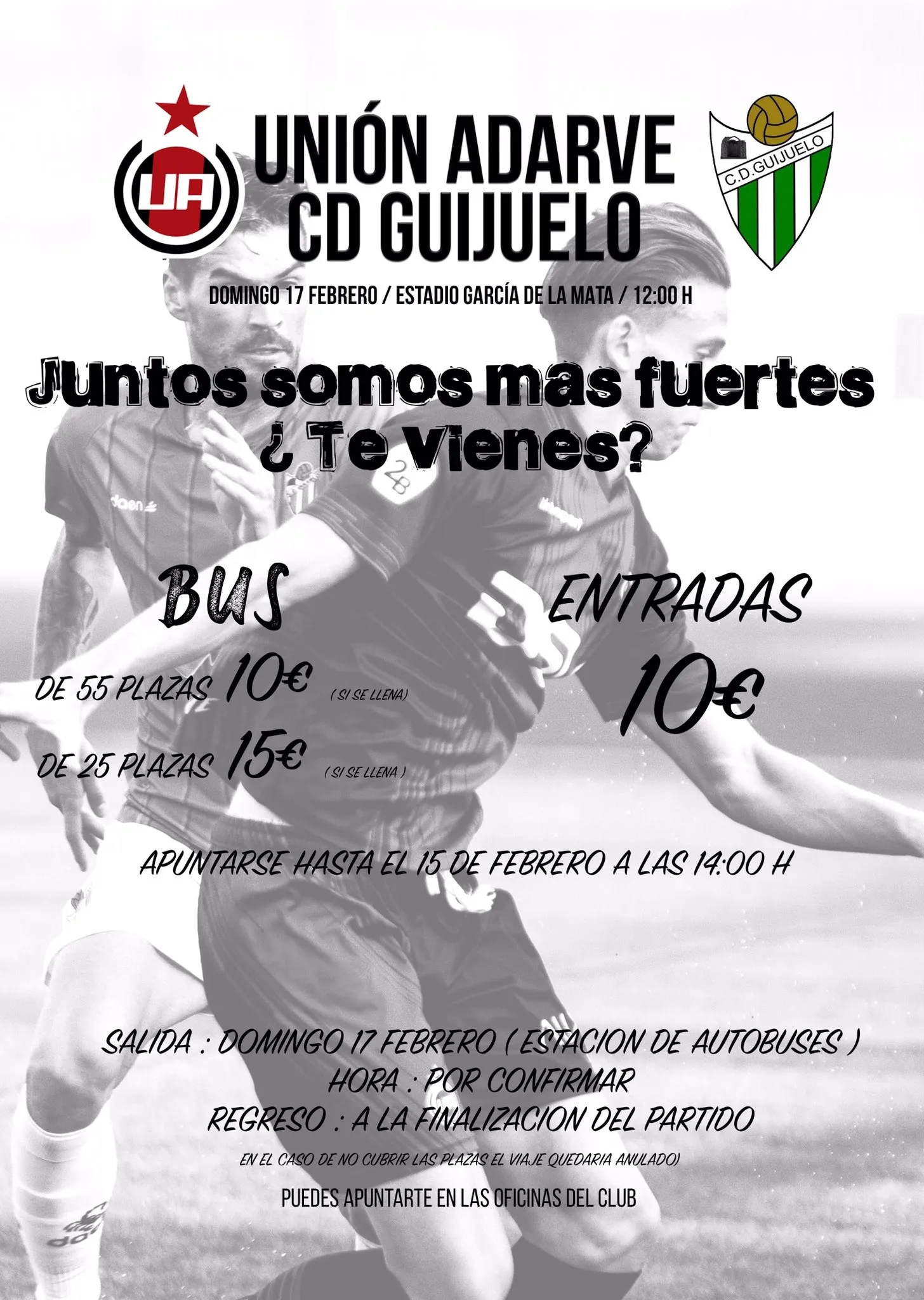 Foto 6 - El CD Guijuelo organiza un viaje a Madrid para el partido contra el Uni&oacute;n Adarve