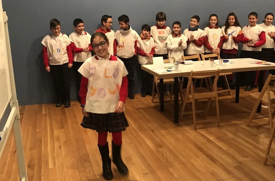 Los alumnos confeccionaron su propia camiseta