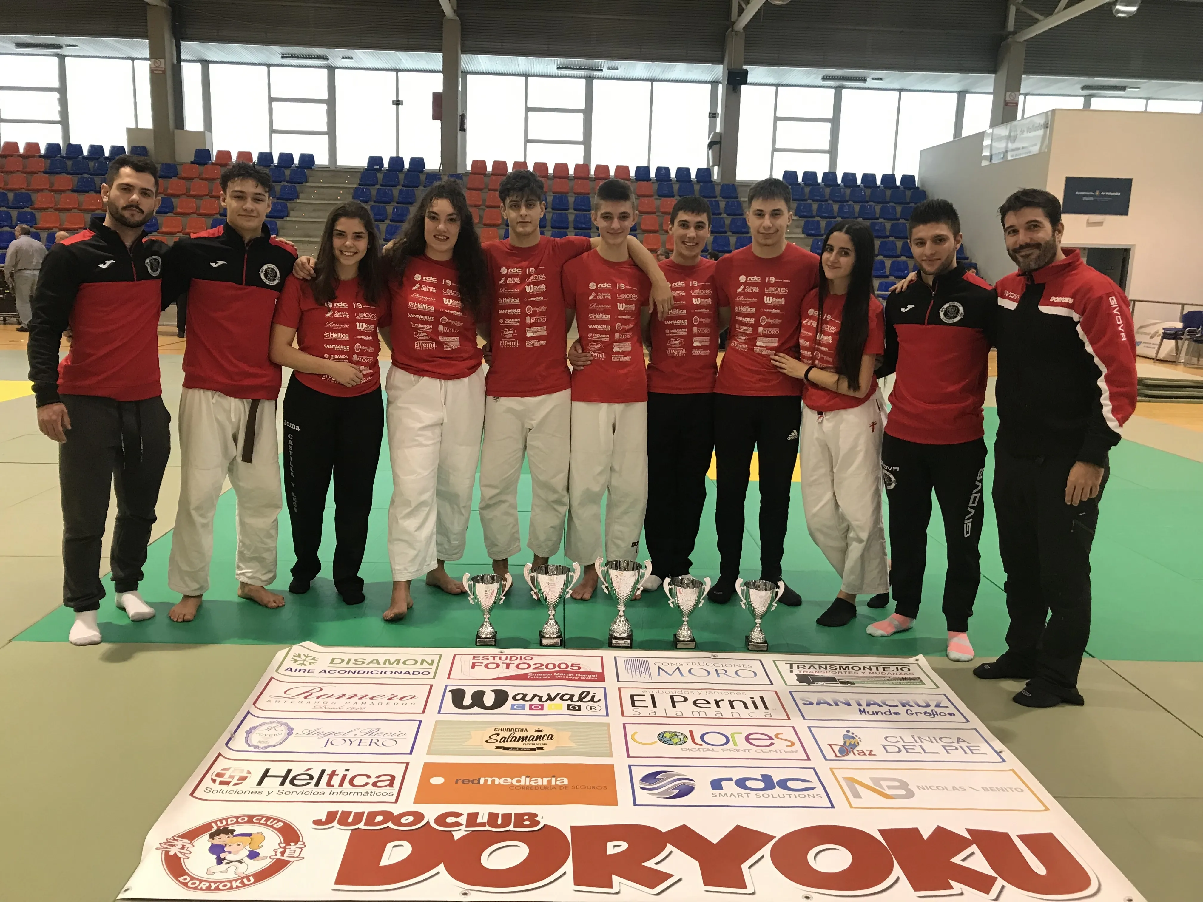 Integrantes del Judo Club Doryoku