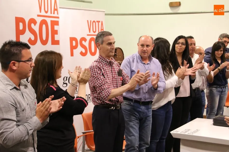 Jesús Blázquez durante el mitin del 15 de mayo de 2015