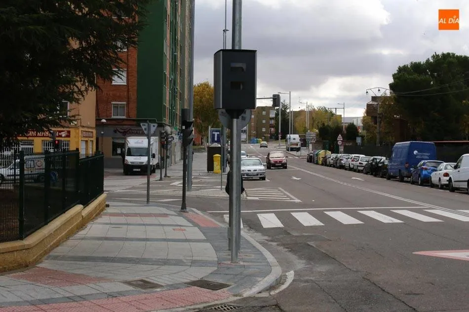 Radar situado en la Avenida Hilario Goyenechea, en San José