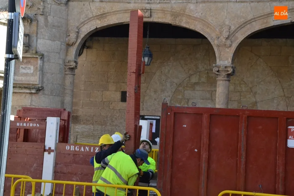 Colocados el callejón y las primeras barreras del ‘rectángulo mágico’  