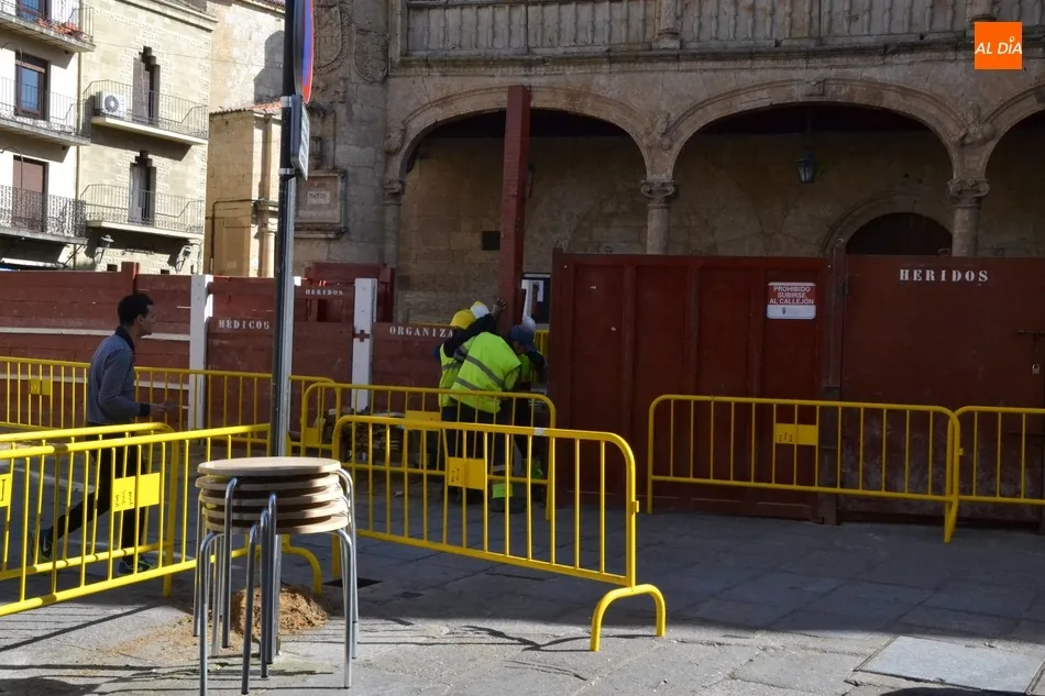 Foto 3 - Colocados el callej&oacute;n y las primeras barreras del &lsquo;rect&aacute;ngulo m&aacute;gico&rsquo;  