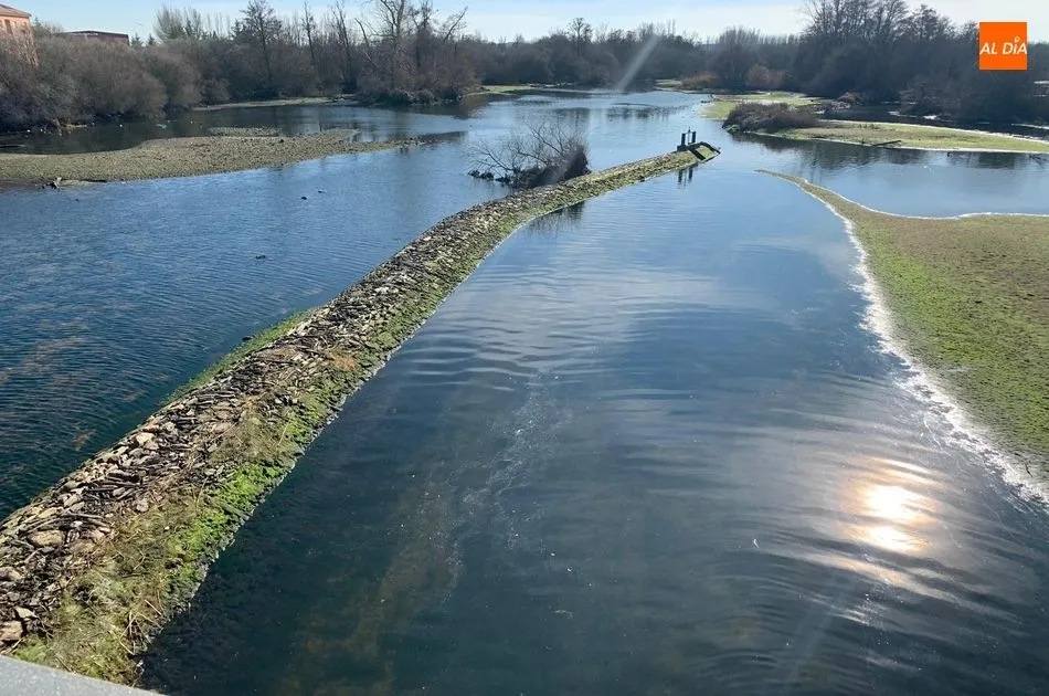 Foto 6 - Bajo caudal del r&iacute;o Tormes a su paso por Alba