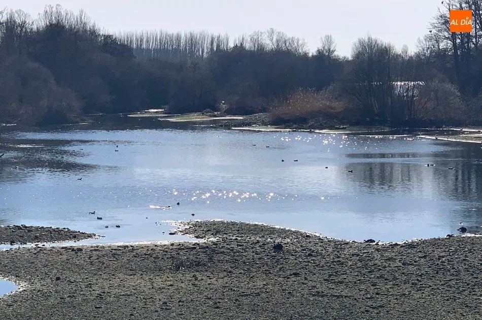 Foto 2 - Bajo caudal del r&iacute;o Tormes a su paso por Alba