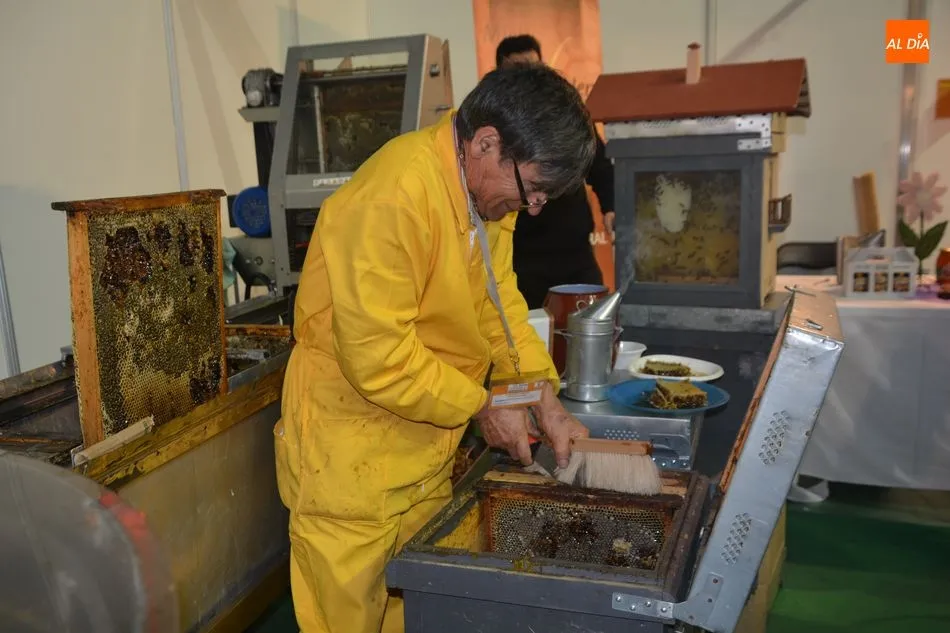 Foto 3 - La Feria de la Miel de Aldeatejada concluye con gran afluencia de p&uacute;blico