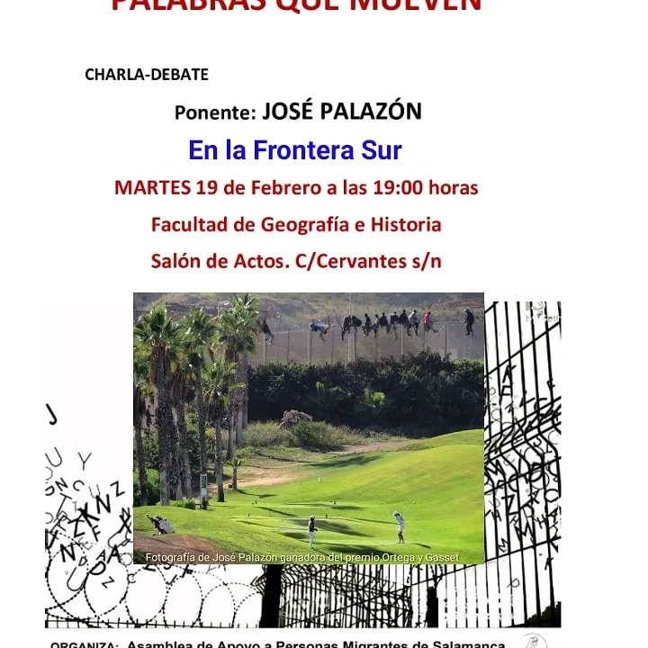 Foto 3 - Jos&eacute; Palaz&oacute;n ofrece una charla sobre migraci&oacute;n el pr&oacute;ximo martes