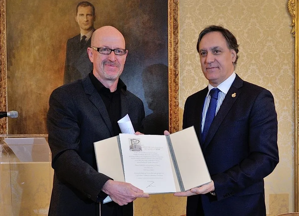 Foto 6 - Servando Cano y &Aacute;ngel Aguado reciben el&nbsp;Premio de Salamanca de Poes&iacute;a y Novela  