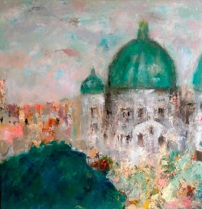 Foto 2 - La pintura abstracta de Adolfo Hern&aacute;ndez se muestra en El Charro