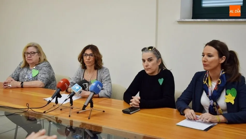 Carmen Calvo, Patricia Gálvez, Esther González y Cristina Díaz han presentado el manifiesto. Foto: Eva Fernández