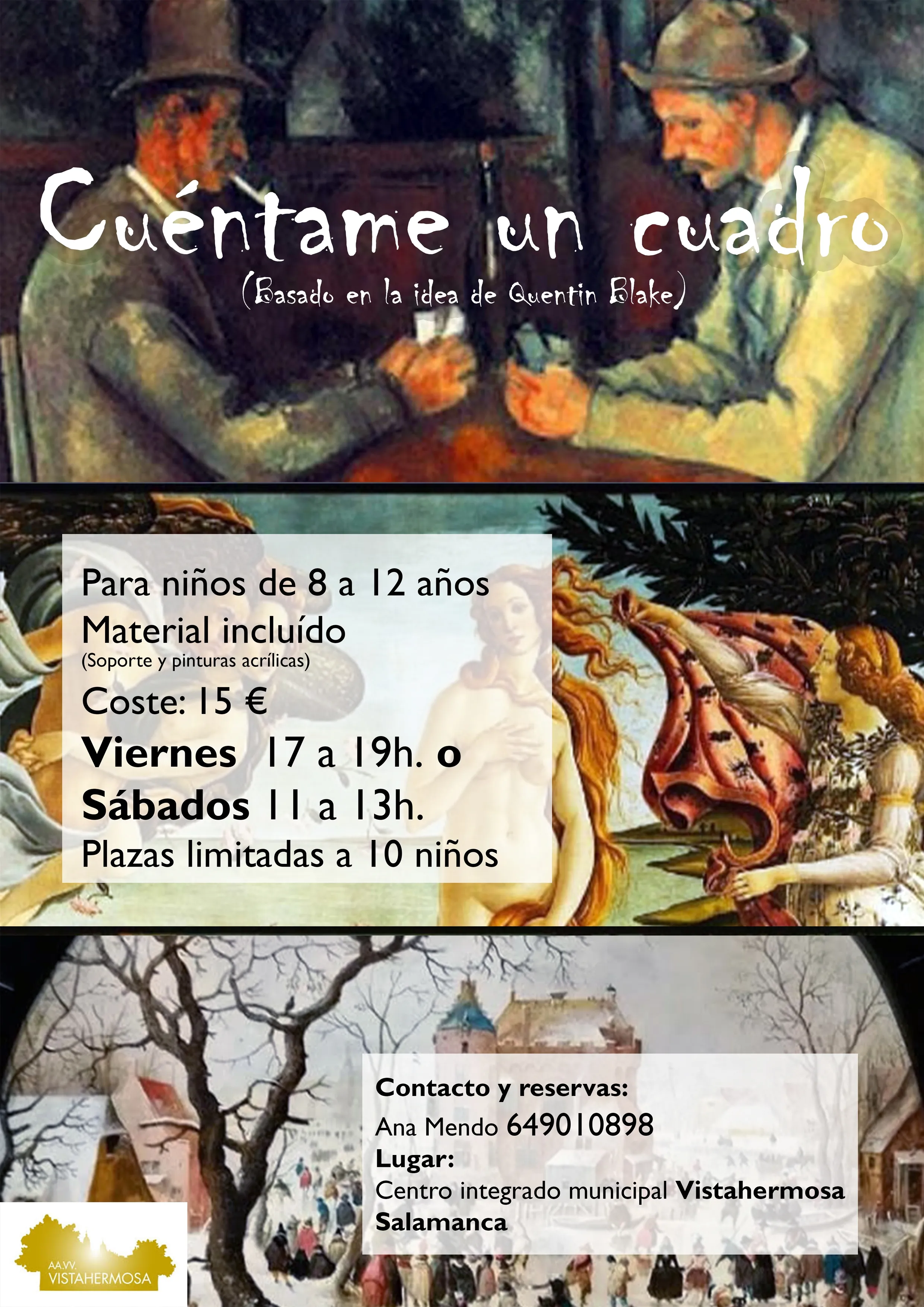 Foto 2 - Vistahermosa apuesta por acercar el arte a los m&aacute;s peque&ntilde;os