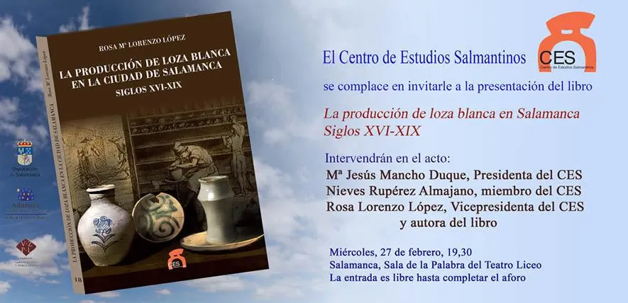 Cartel de la presentación del libro
